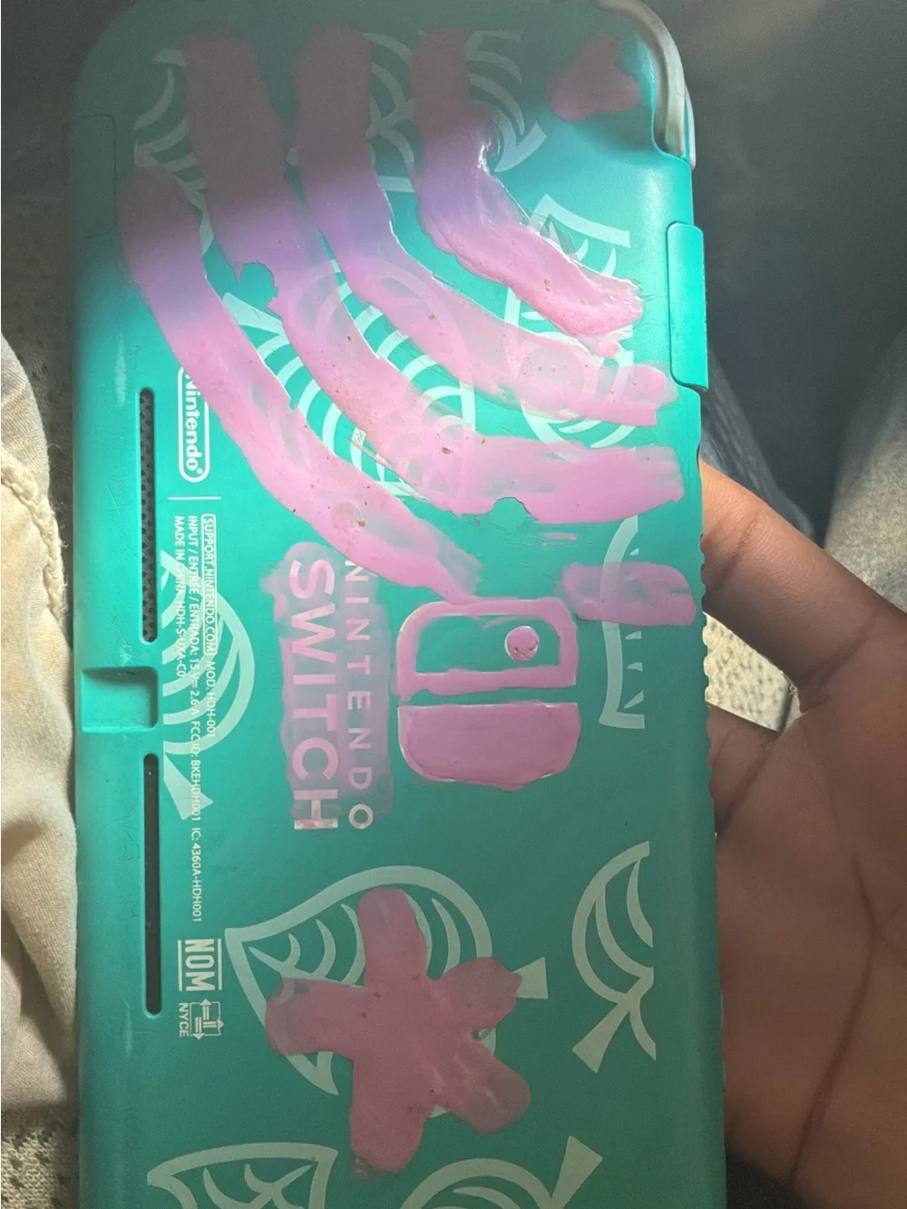 Nintendo Teal Handheld Gaming Console